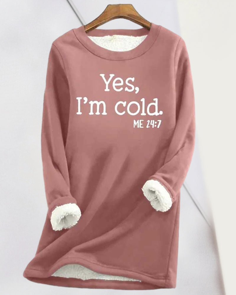 Sweter z nadrukiem angielskim