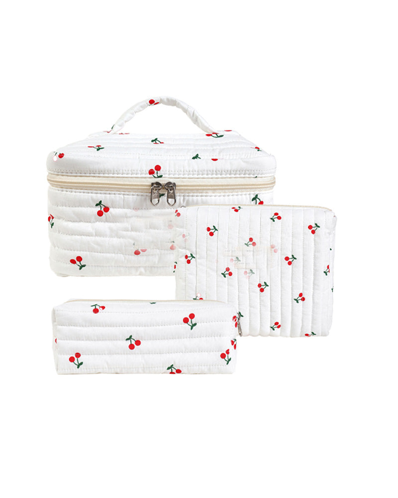 Tredelt cosmetic veskesett