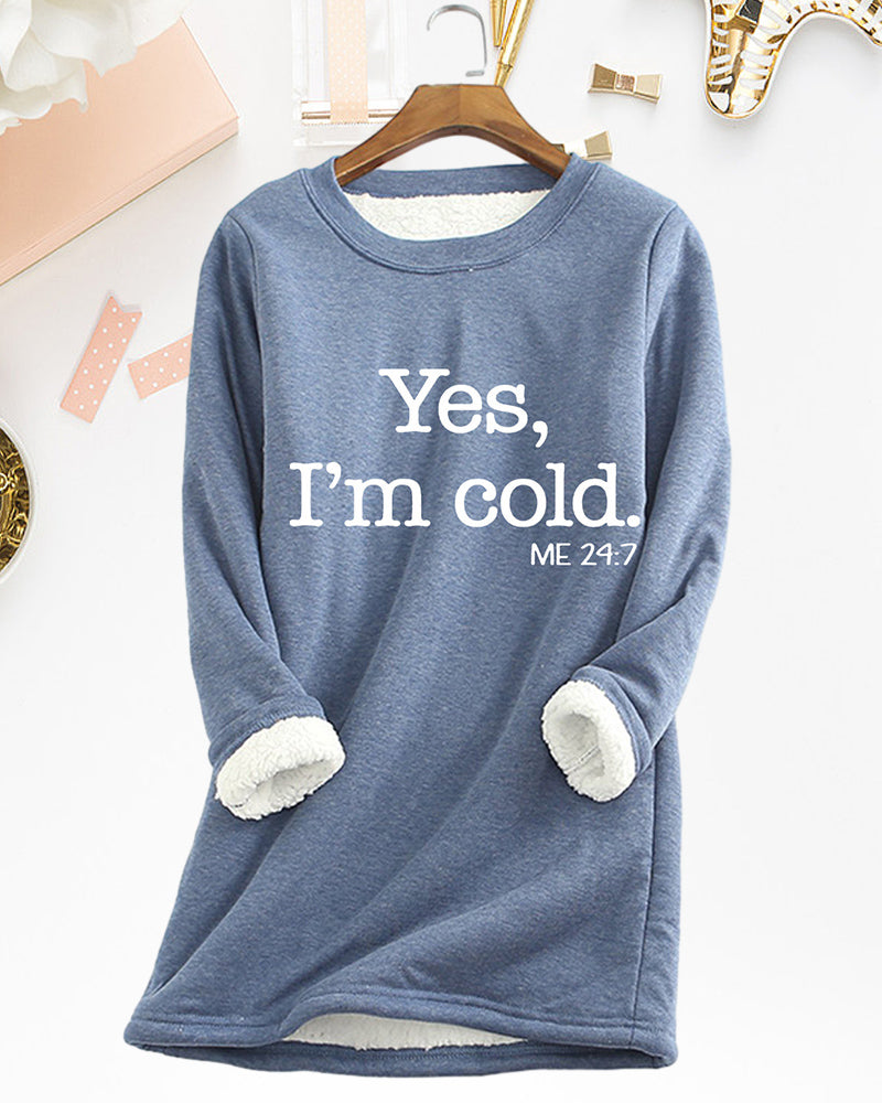 Sweter z nadrukiem angielskim