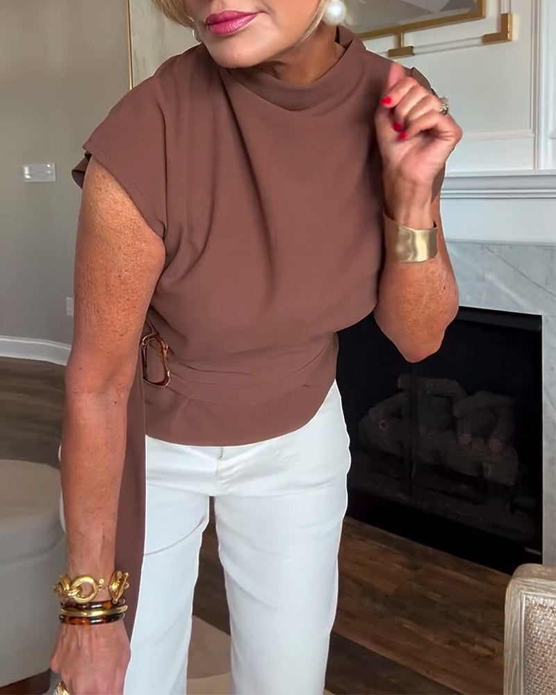 Dopasowana prosta bluzka