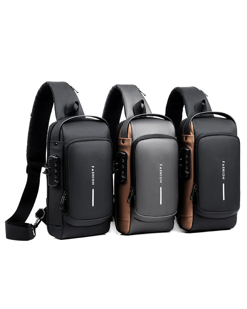 Hasło do torby piersiowej zabezpieczającej przed kradzieżą