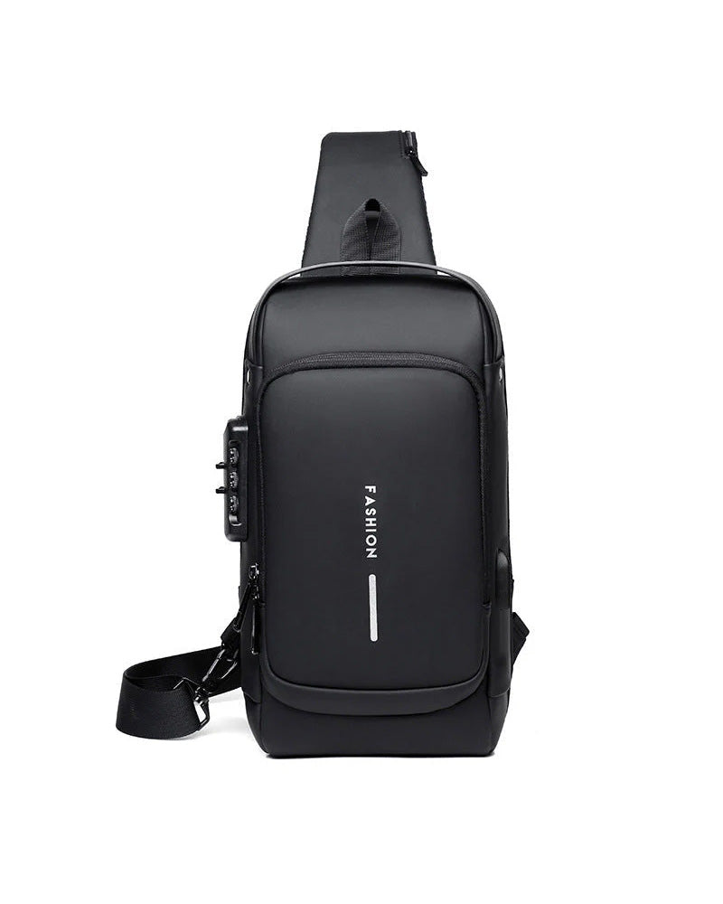 Hasło do torby piersiowej zabezpieczającej przed kradzieżą