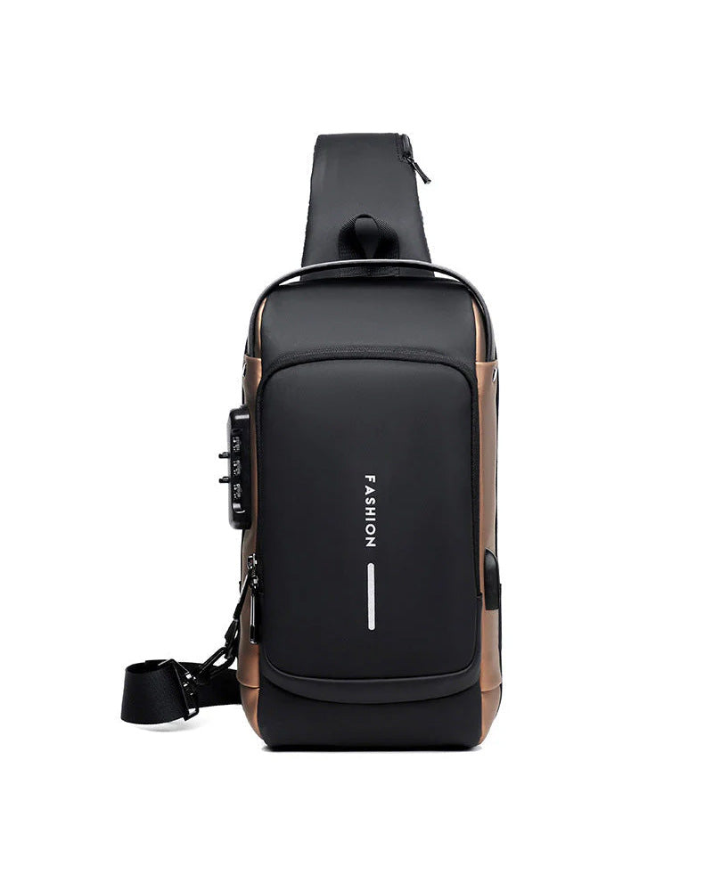 Hasło do torby piersiowej zabezpieczającej przed kradzieżą