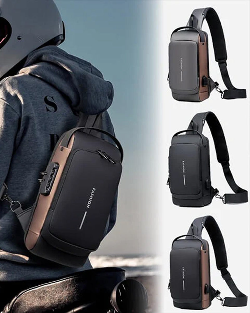 Hasło do torby piersiowej zabezpieczającej przed kradzieżą