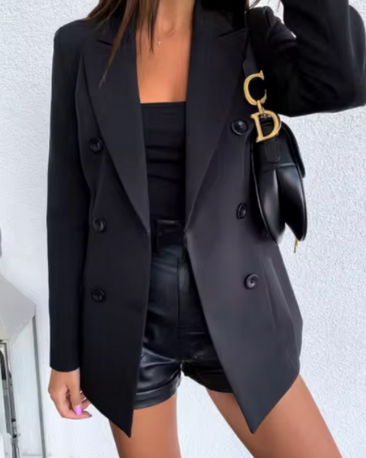 Stylowa marynarka z podwójnym rzędem guzików