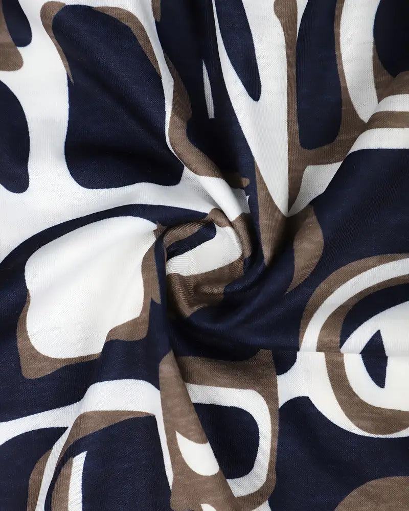 Top bez rękawów, modny, swobodny, z nadrukiem