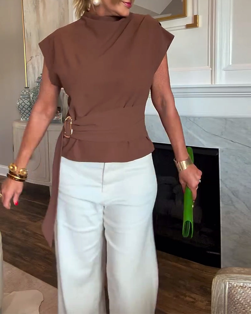 Dopasowana prosta bluzka