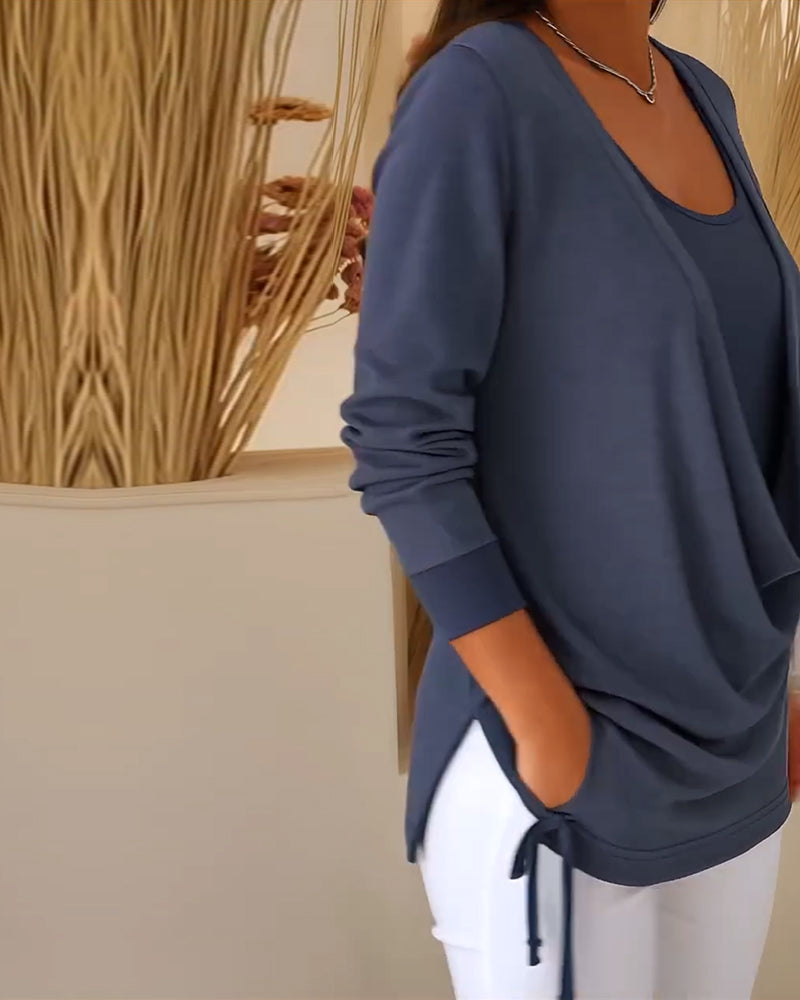 Topy Fałszywe Dwuczęściowe Modne