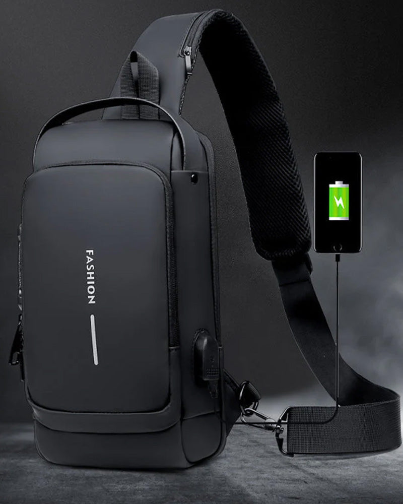 Hasło do torby piersiowej zabezpieczającej przed kradzieżą