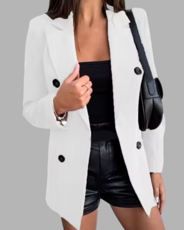 Stylowa marynarka z podwójnym rzędem guzików