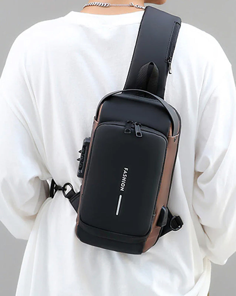 Hasło do torby piersiowej zabezpieczającej przed kradzieżą