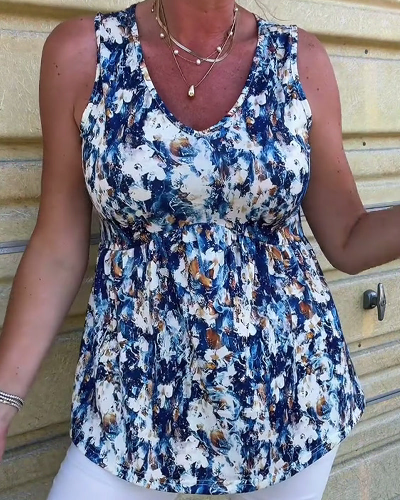 Seksowny, bezrękawnik z nadrukiem