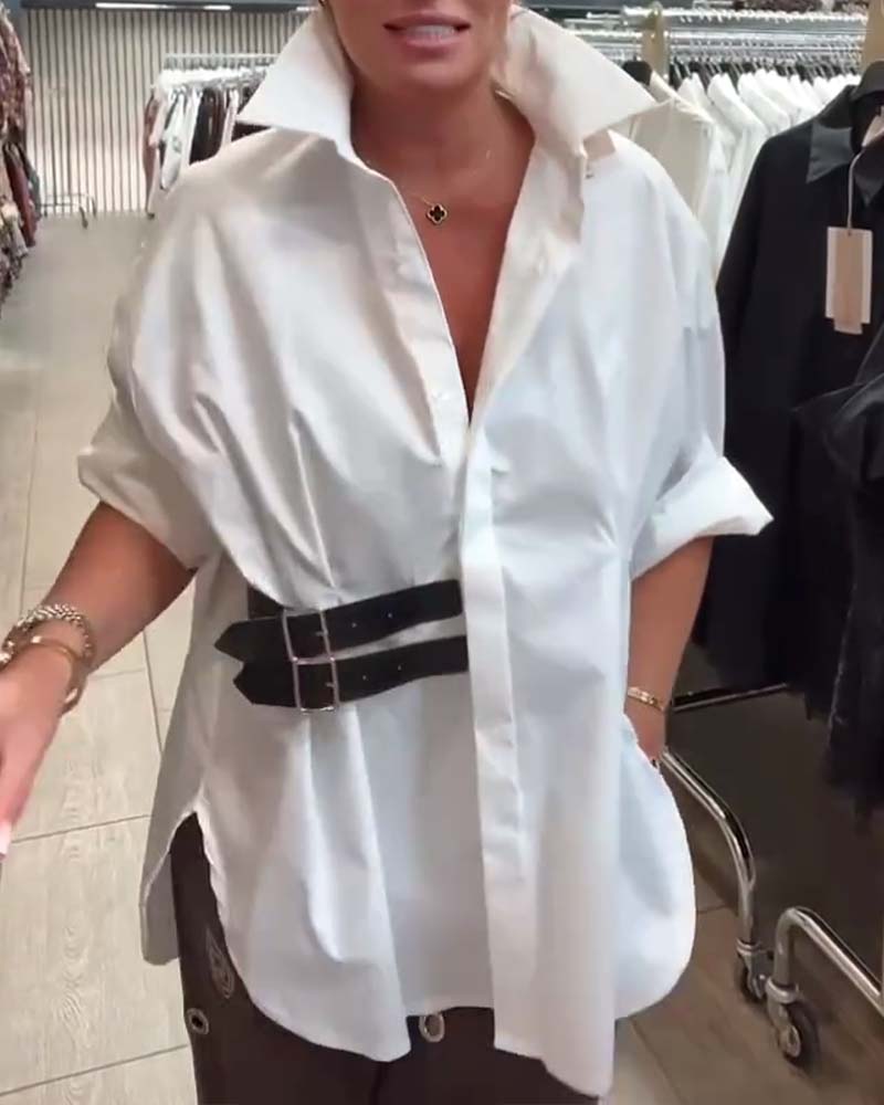 Projekt klamry do paska koszuli Laver