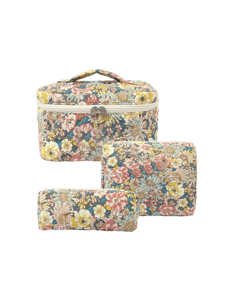 Tredelt cosmetic veskesett