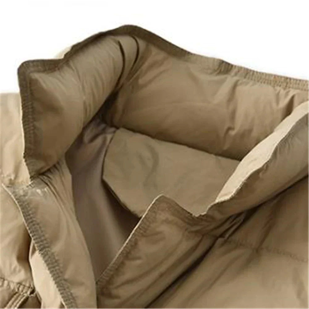 Lekka damska kamizelka puchowa - kamizelka pikowana z kieszeniami