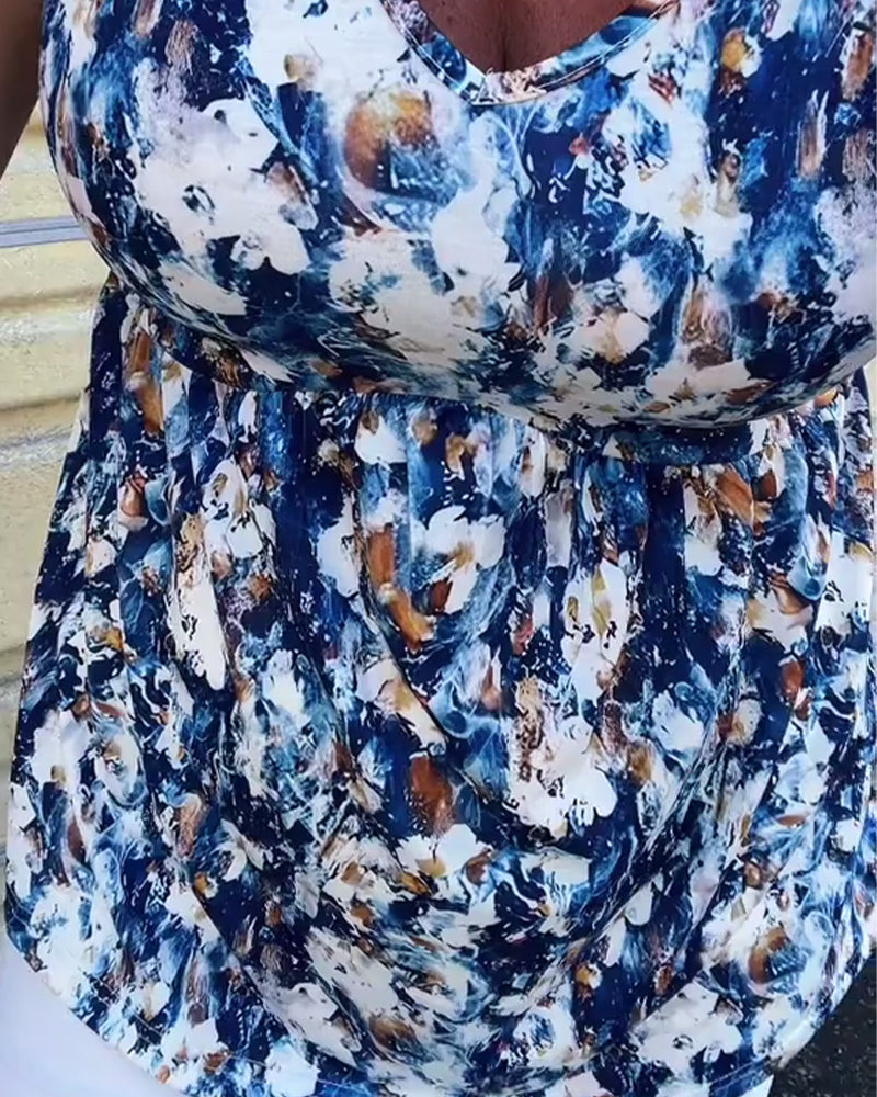 Seksowny, bezrękawnik z nadrukiem