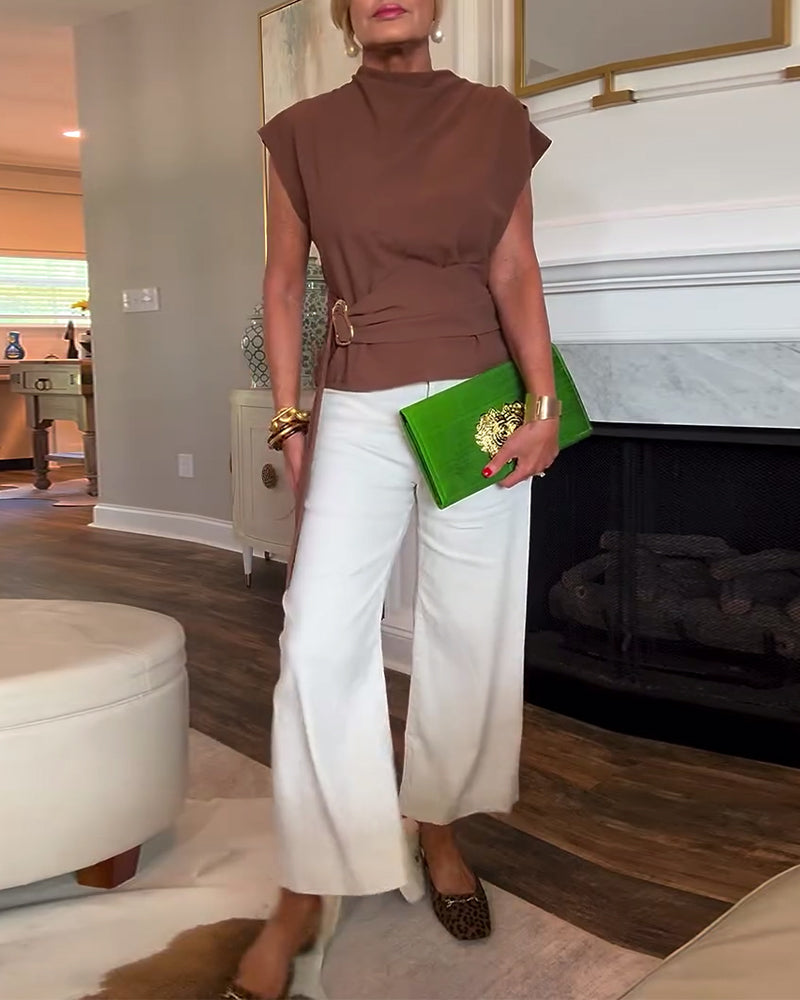 Dopasowana prosta bluzka