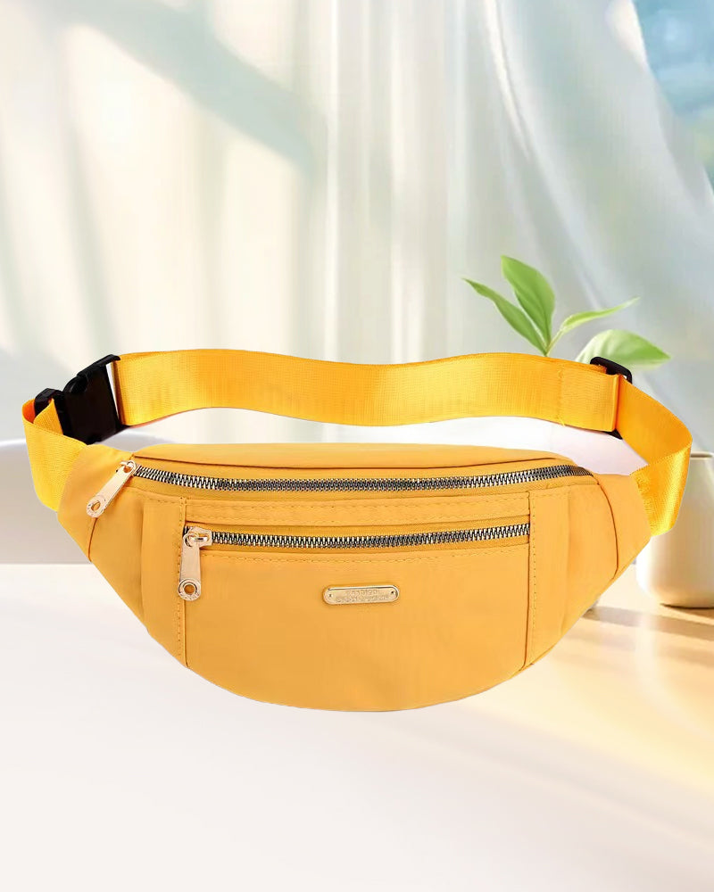 Prosta, jednokolorowa torba na ramię z przodu