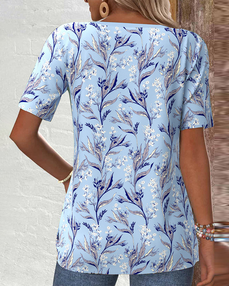 Bluzka Fresh z dekoltem w serek