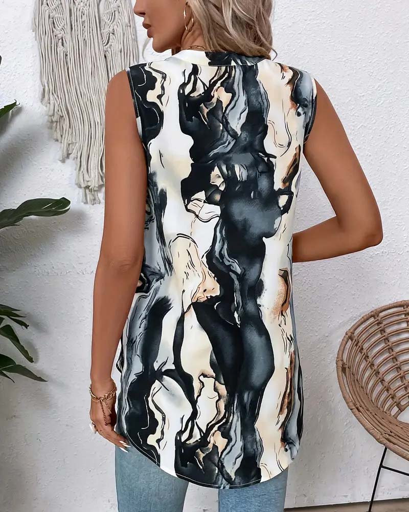 Bluzka z nadrukiem tuszowym