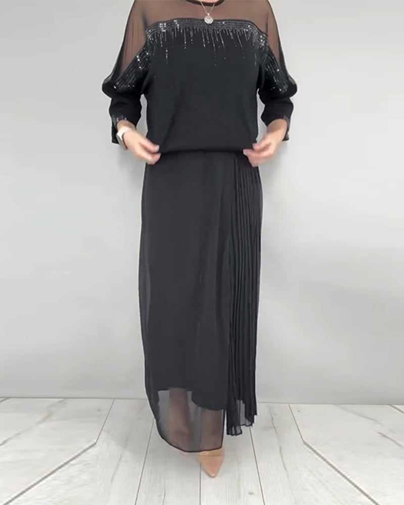 Bluzka z gazy rozcięta luźno