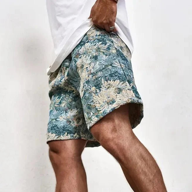 Krótkie spodnie Giovanni z kwiatowym nadrukiem