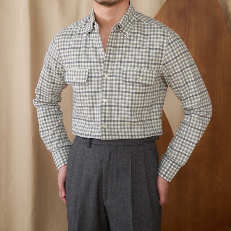 Koszula bawełniana Indomito – Forest Check