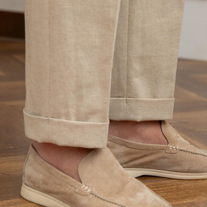 Spodnie lniane Santo