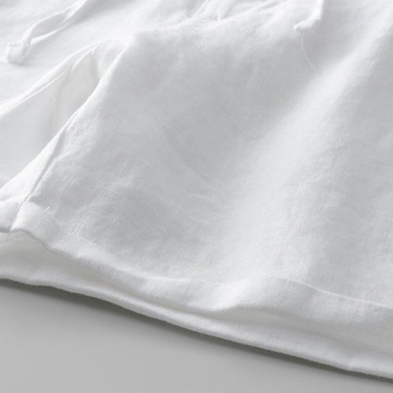 Sunseeker - lniane szorty ze ściągaczem