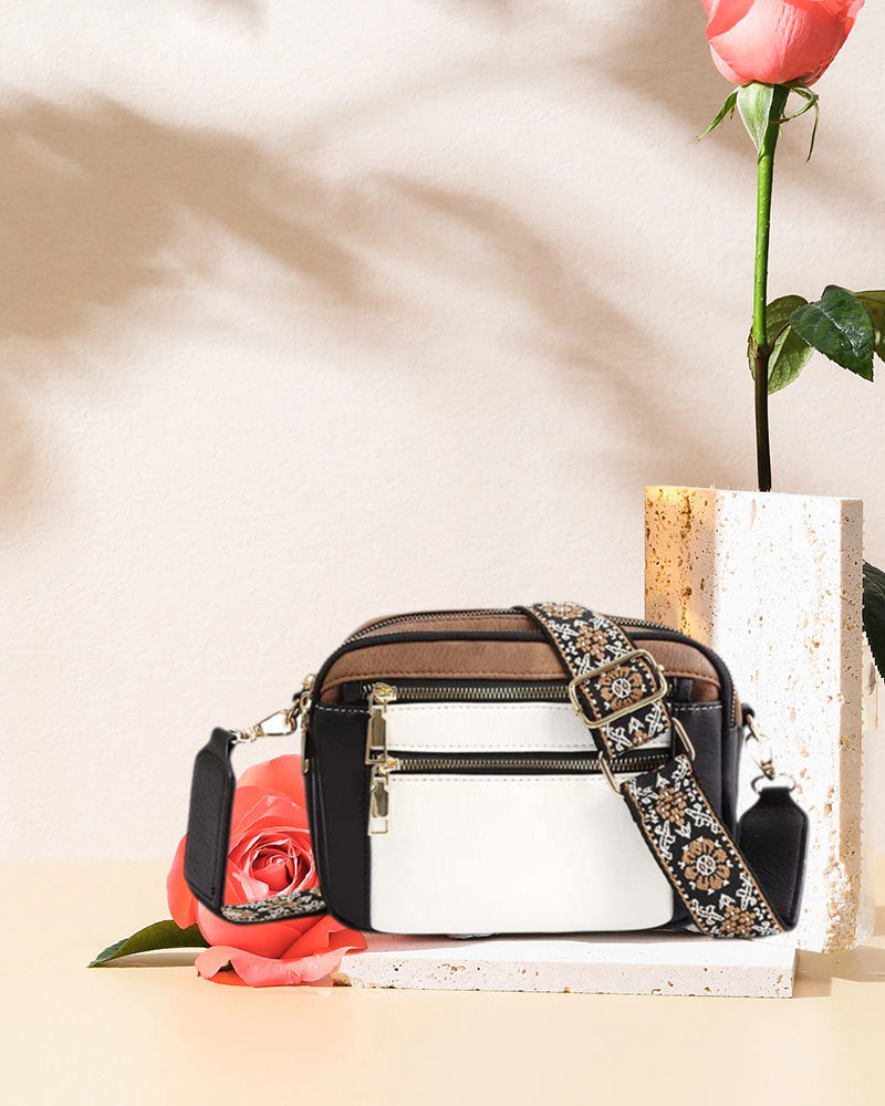 Wielofunkcyjna torba na ramię z zamkiem błyskawicznym