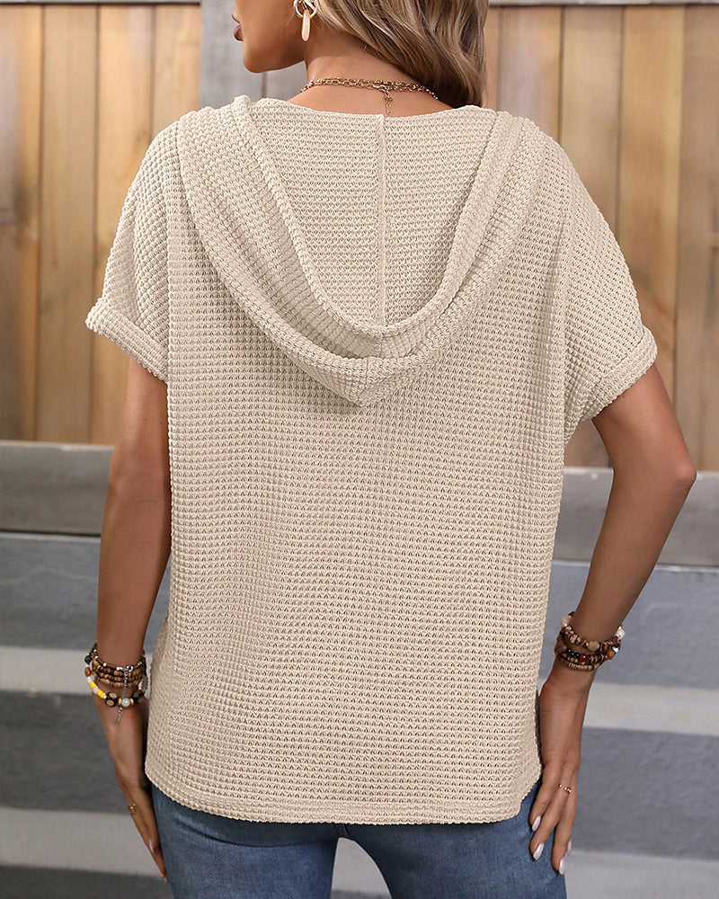 Bluza z kapturem i ściągaczem