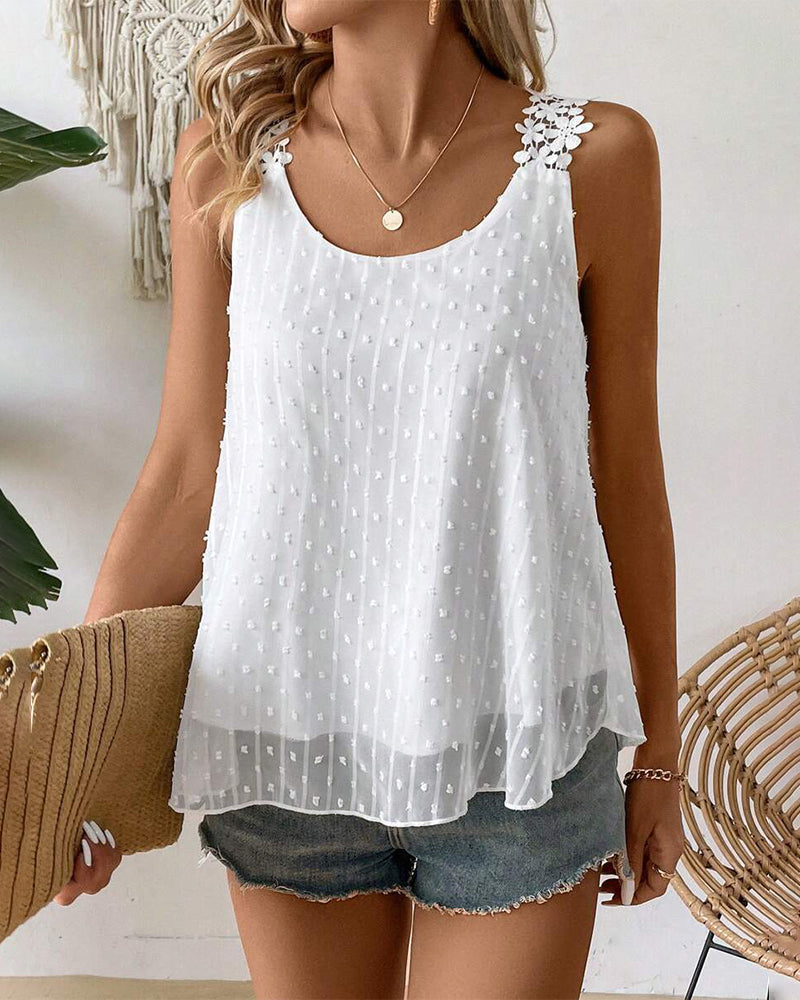 Kamizelka w jednolitym kolorze z paskiem na ramię