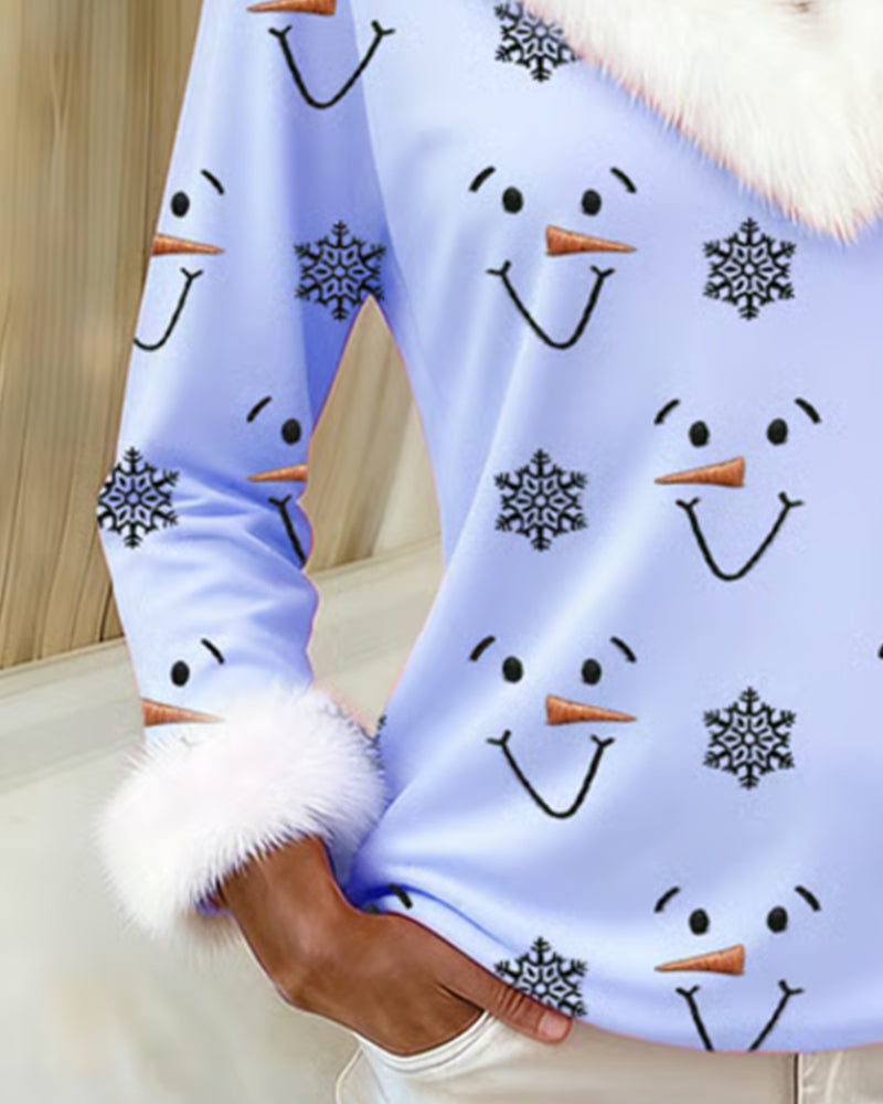 Najmodniejszy kołnierz z futra z nadrukiem