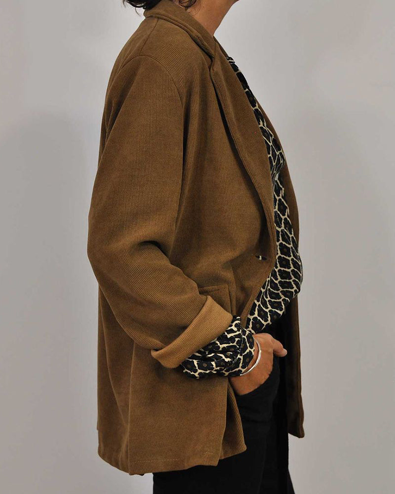 Bluzka casualowa z dekoltem w serek