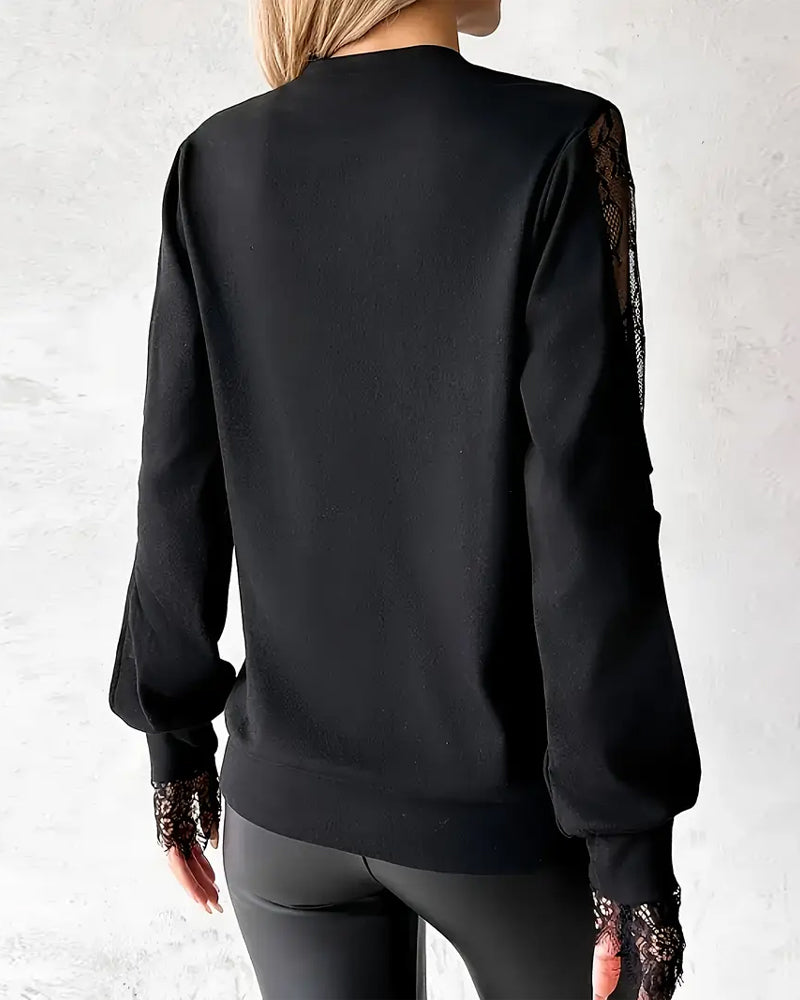 Seksowny top z koronką