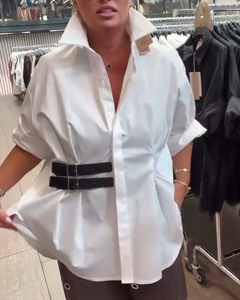 Projekt klamry do paska koszuli Laver