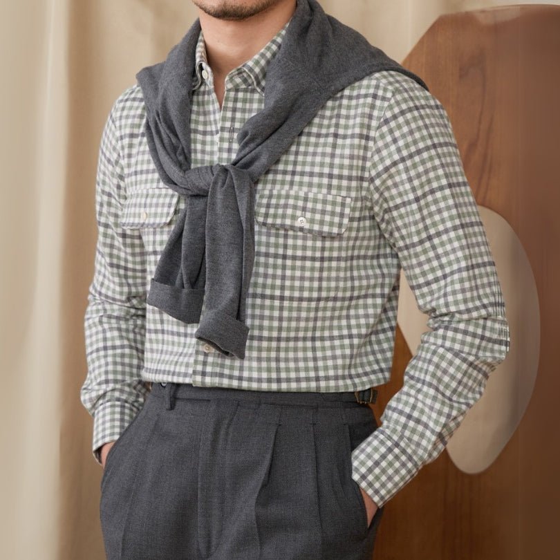 Koszula bawełniana Indomito – Forest Check 