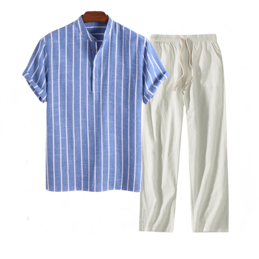 Zanira - lniany komplet letni